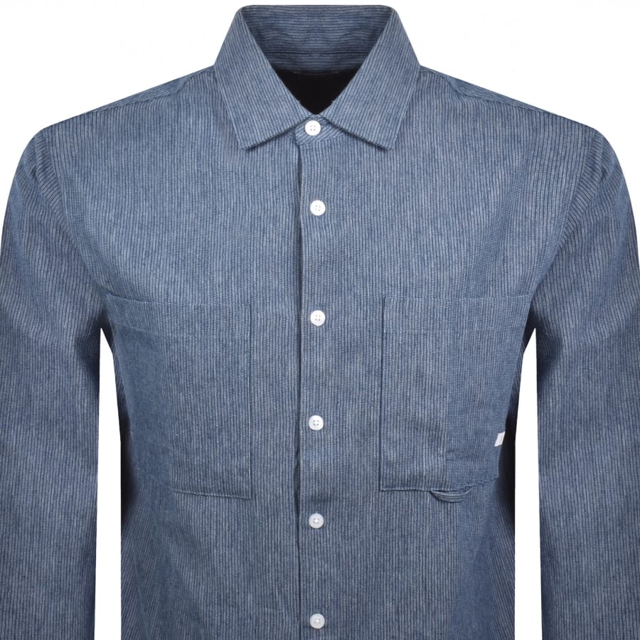 Image number 2 for Farah Shane Long Sleeve Shirt Blue