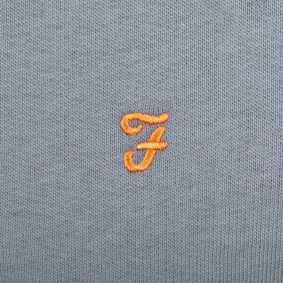 Image number 3 for Farah Hemming Sweatshirt Icelandic Blue