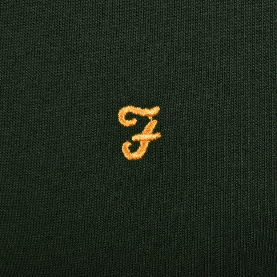 Image number 3 for Farah Hemming Sweatshirt Ever Green