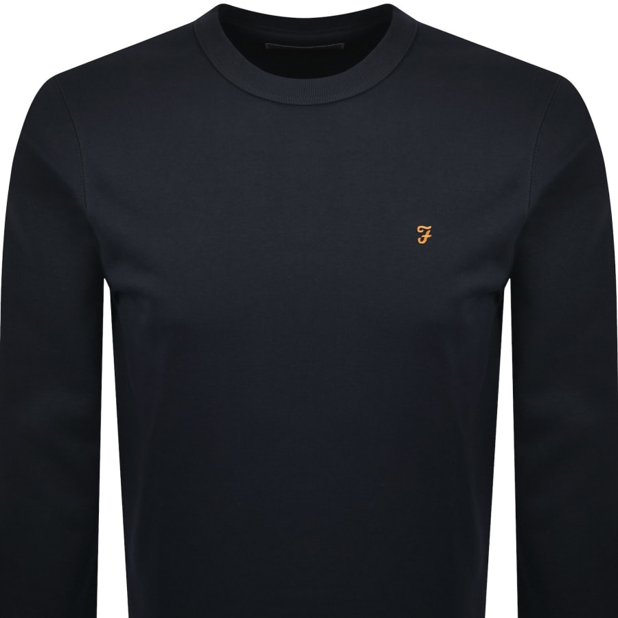 Image number 2 for Farah Hemming Sweatshirt True Navy