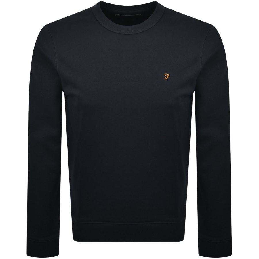 Image number 1 for Farah Hemming Sweatshirt True Navy