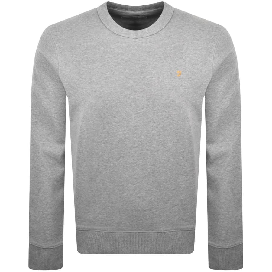 Image number 1 for Farah Hemming Sweatshirt Light Grey