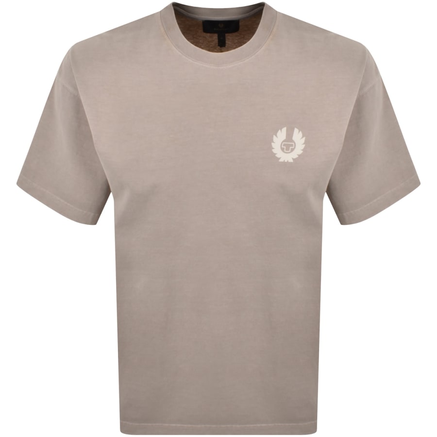 Image number 2 for Belstaff Competition T Shirt Concrete Grey