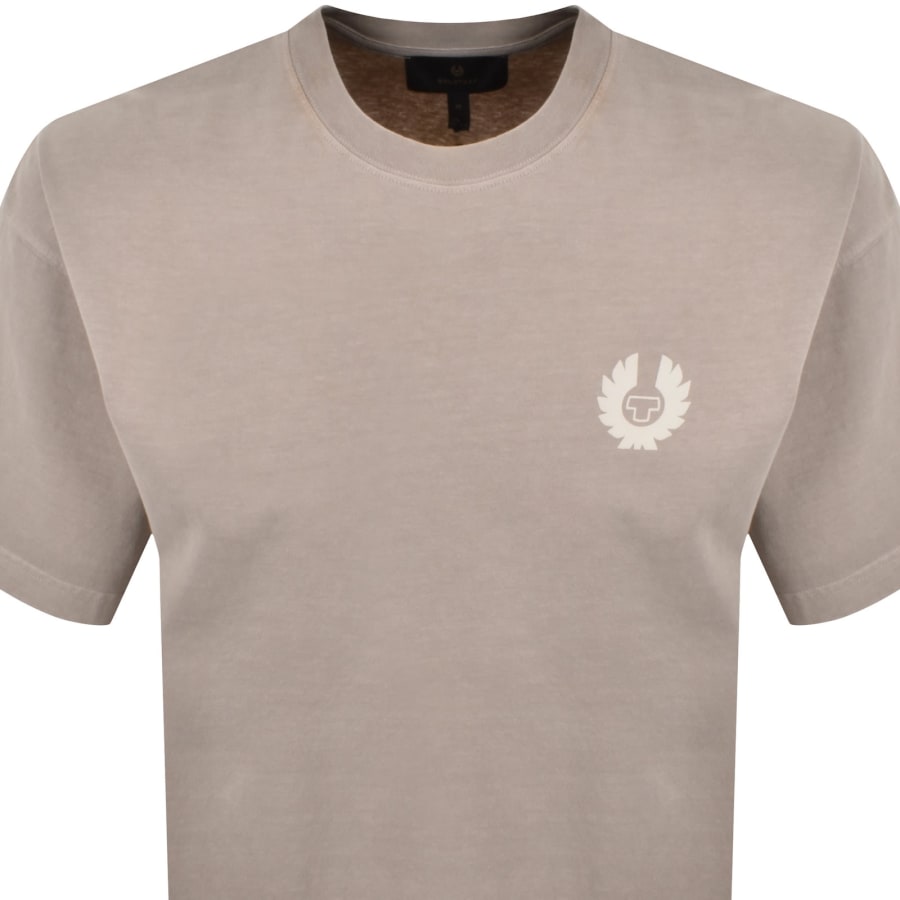 Image number 3 for Belstaff Competition T Shirt Concrete Grey
