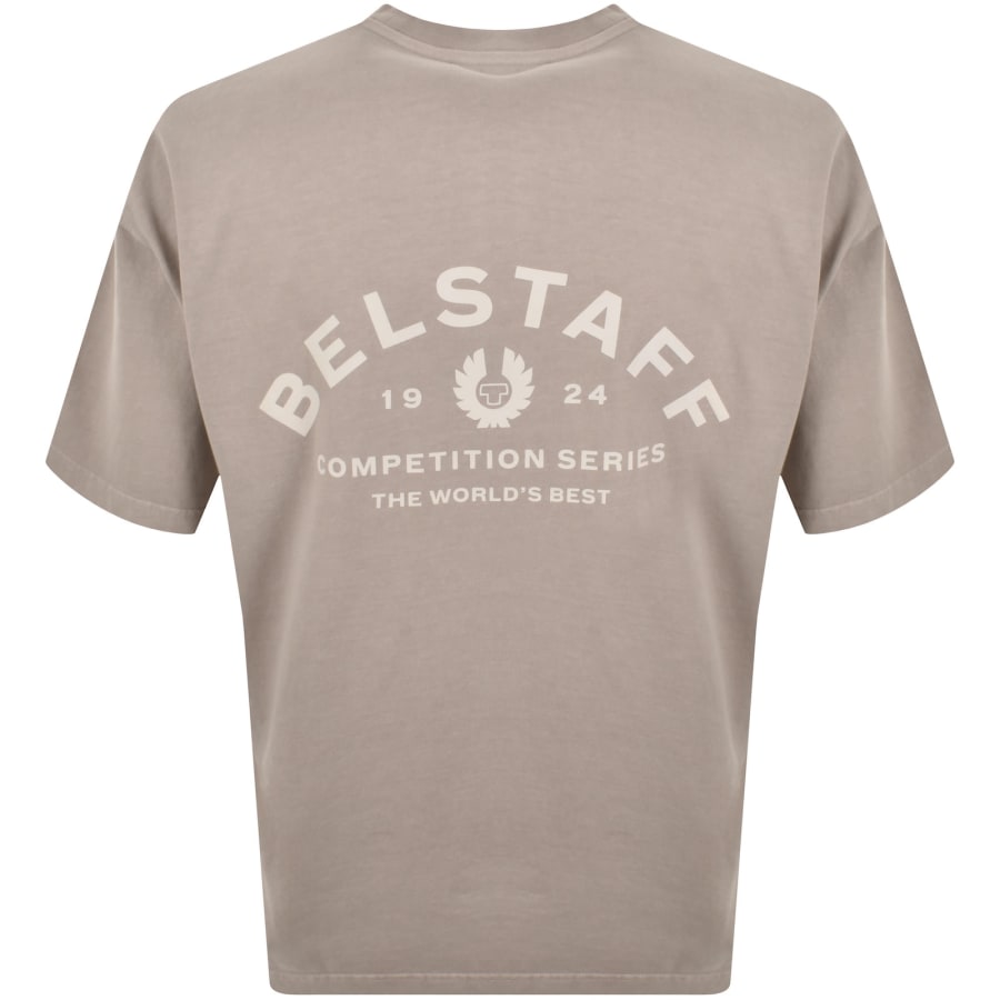 Image number 5 for Belstaff Competition T Shirt Concrete Grey