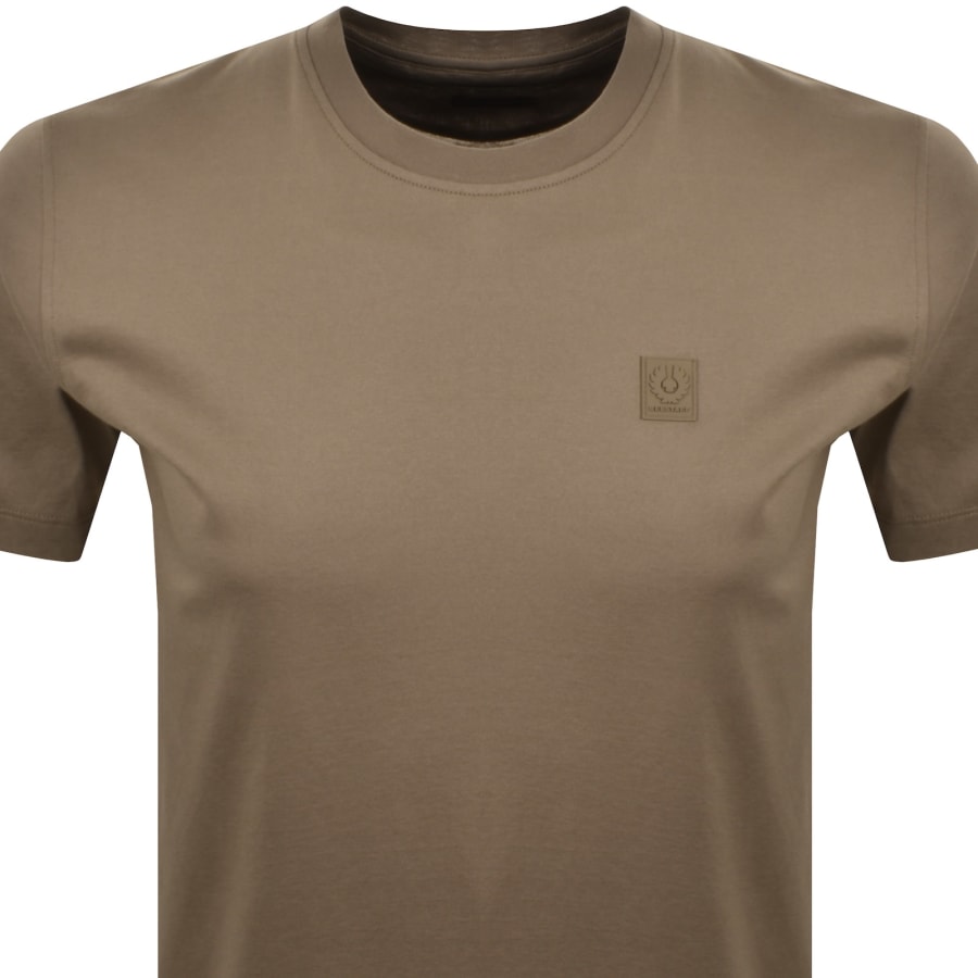 Image number 2 for Belstaff Steel T Shirt Dusty Taupe Brown
