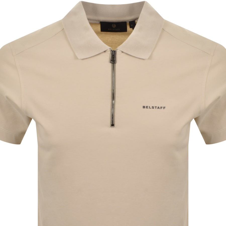 Image number 2 for Belstaff Alloy Polo T Shirt Beige