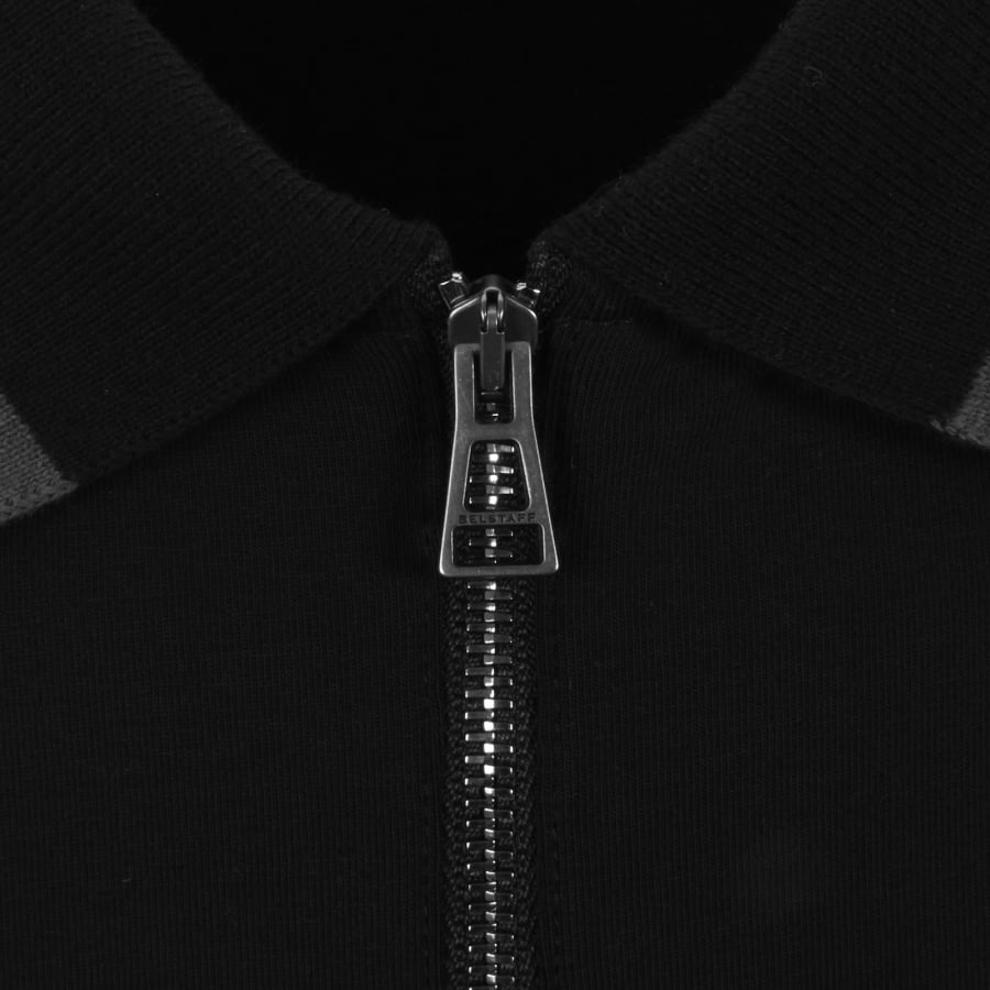 Image number 4 for Belstaff Alloy Tipped Polo T Shirt Black