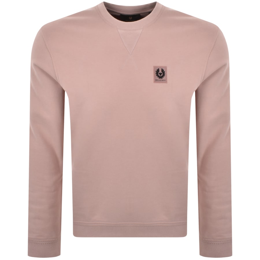 Image number 1 for Belstaff Logo Sweatshirt Dusk Pink