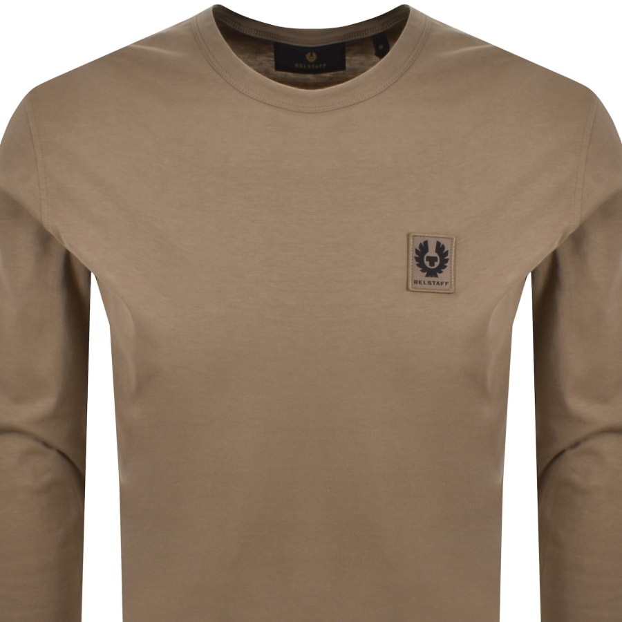 Image number 2 for Belstaff Long Sleeve T Shirt Brown