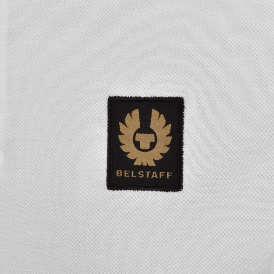 Image number 3 for Belstaff Tipped Polo T Shirt White
