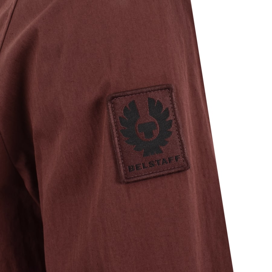 Image number 5 for Belstaff Cargo Overshirt Burgundy