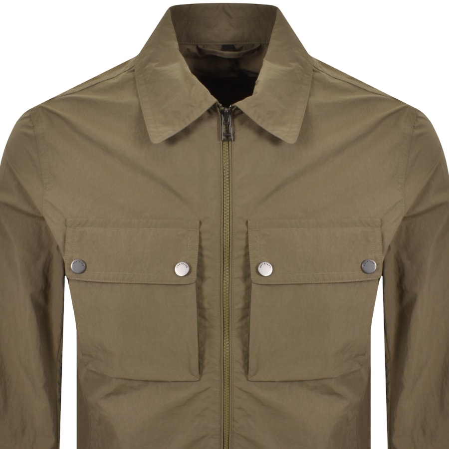 Image number 3 for Belstaff Tourer Overshirt Khaki Green