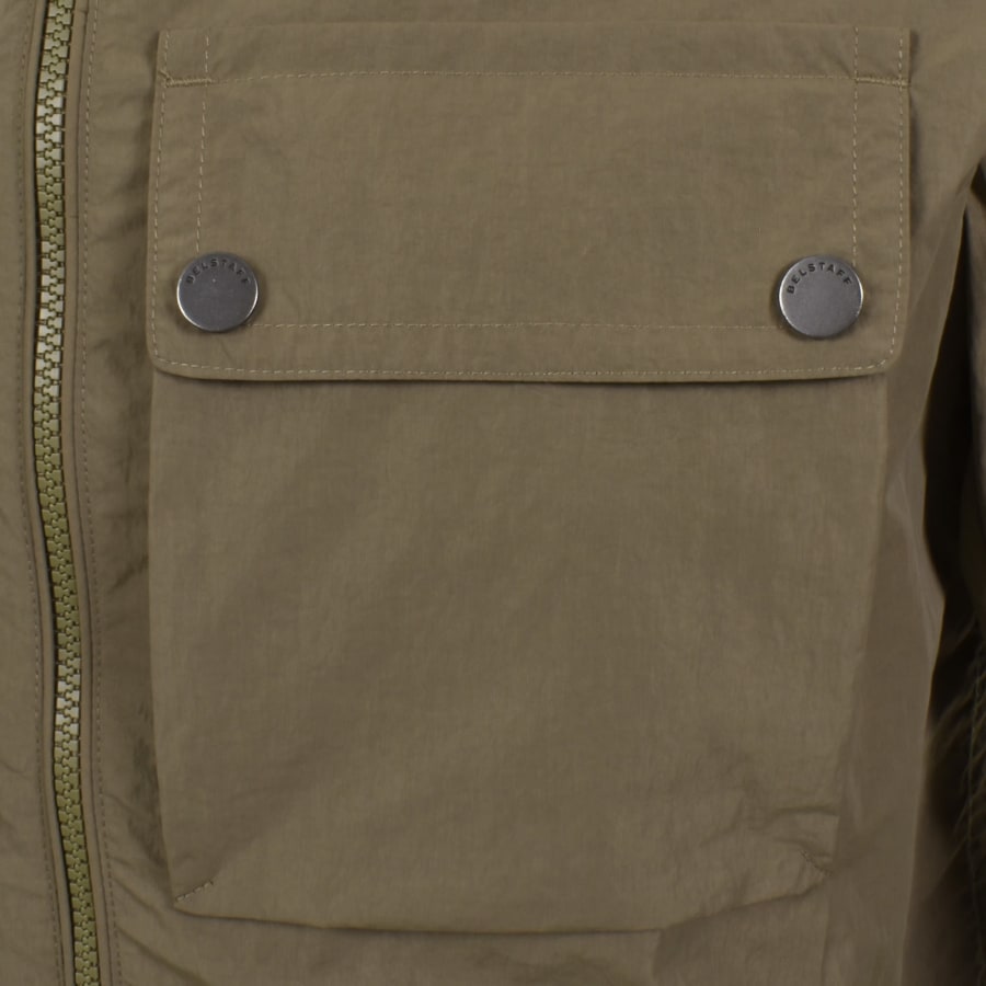 Image number 4 for Belstaff Tourer Overshirt Khaki Green