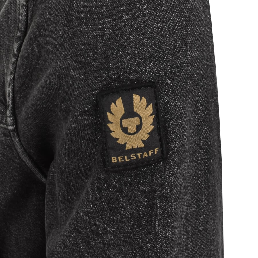 Image number 5 for Belstaff Piston Trucker Jacket Charcoal Grey