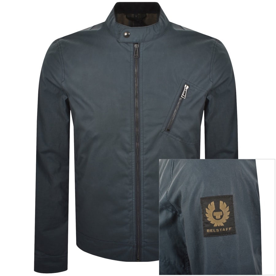 Image number 1 for Belstaff Sideline Jacket Petrol Blue