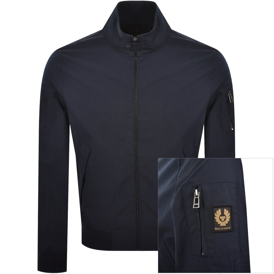 Image number 1 for Belstaff Overland Jacket Navy