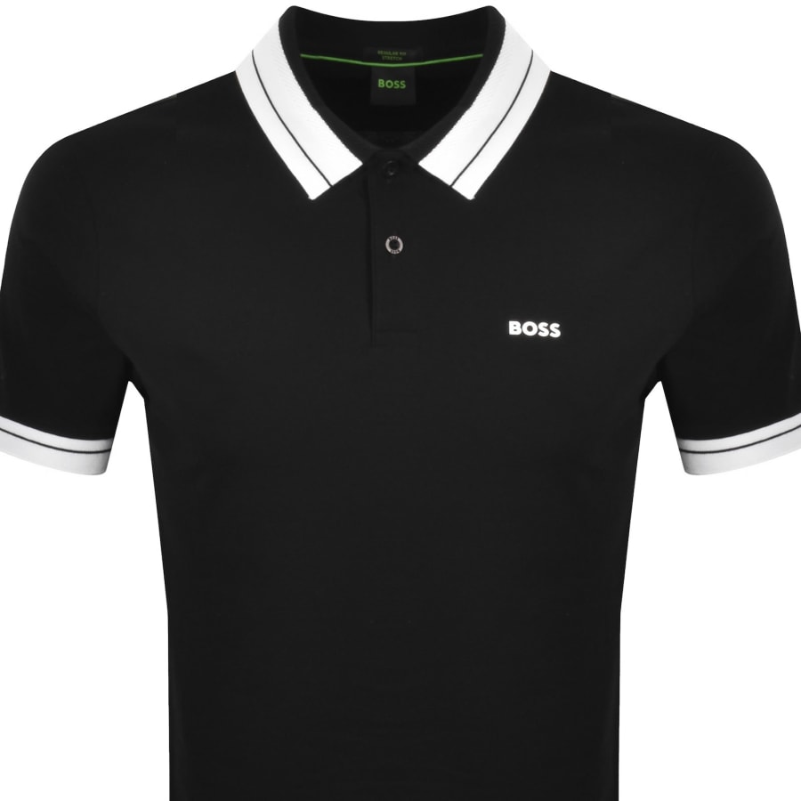 Image number 2 for BOSS Member Short Sleeve Polo Black