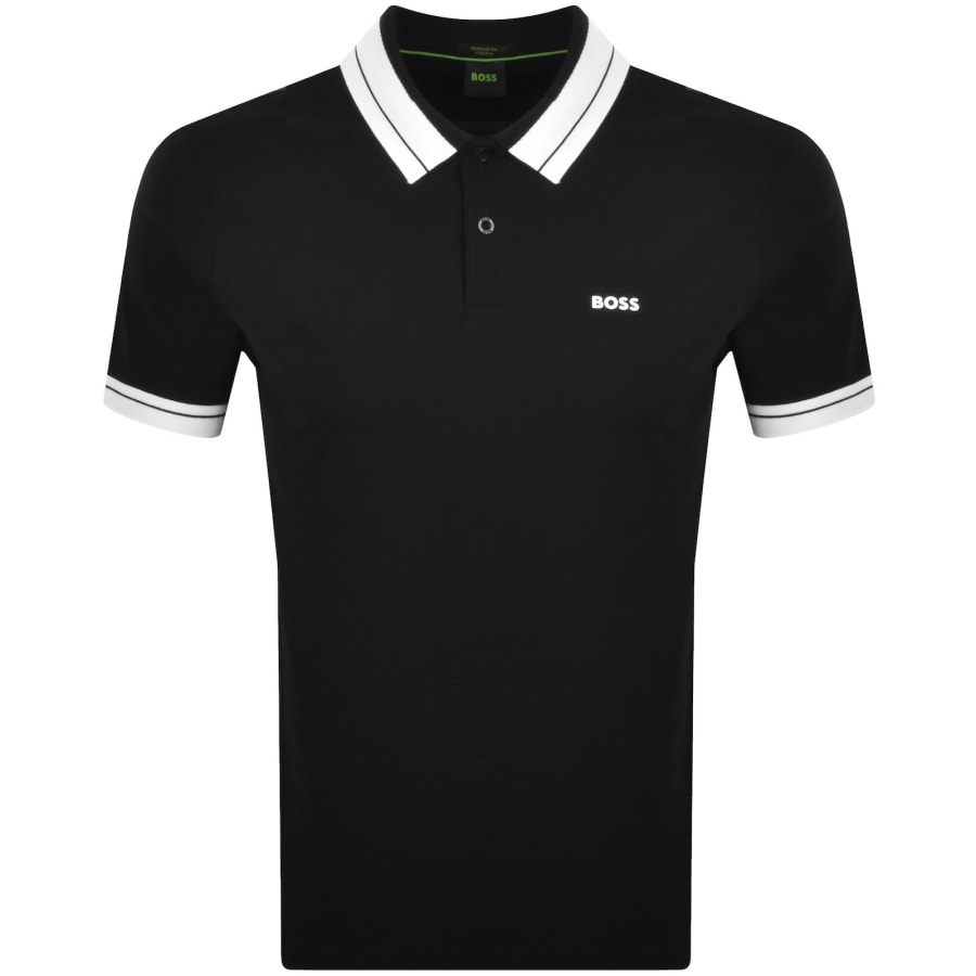 Image number 1 for BOSS Member Short Sleeve Polo Black