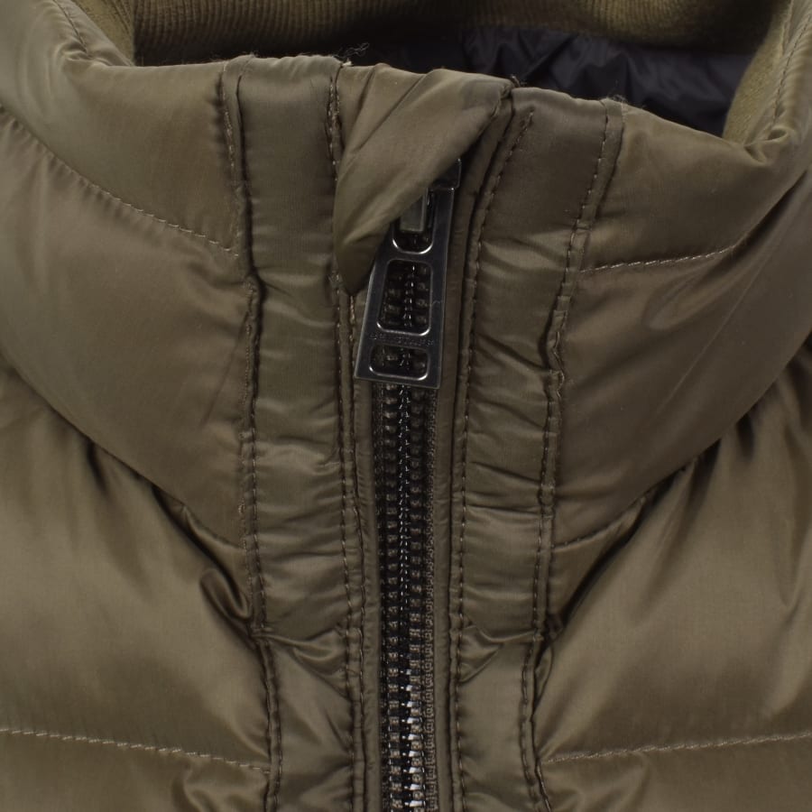 Image number 4 for Belstaff Compound Gilet Khaki Green