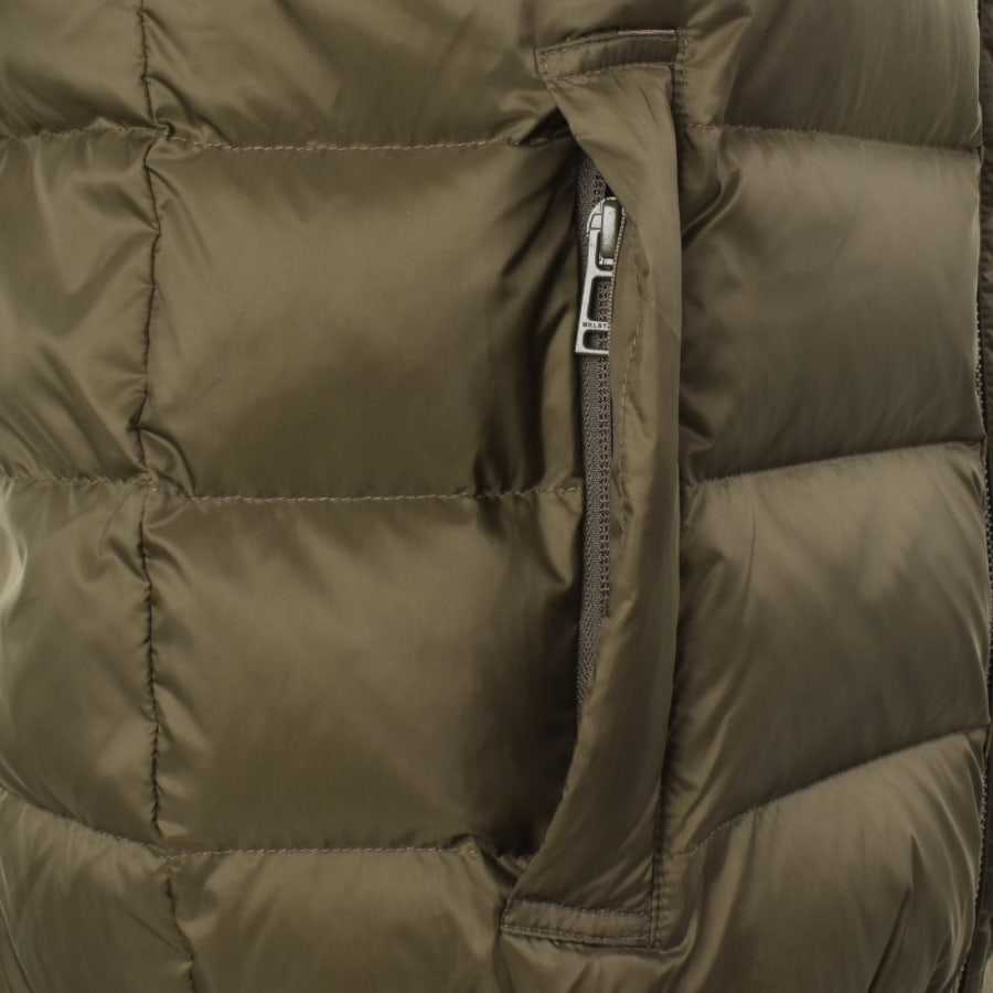 Image number 5 for Belstaff Compound Gilet Khaki Green