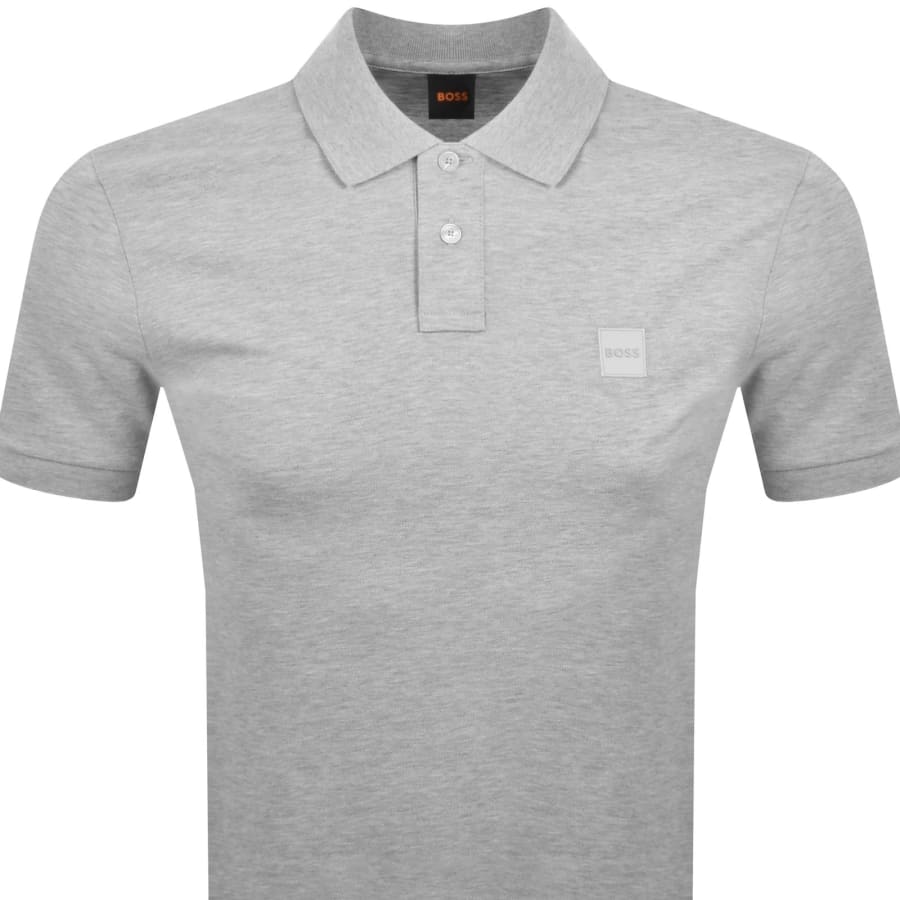 Image number 2 for BOSS Passenger Polo T Shirt Grey