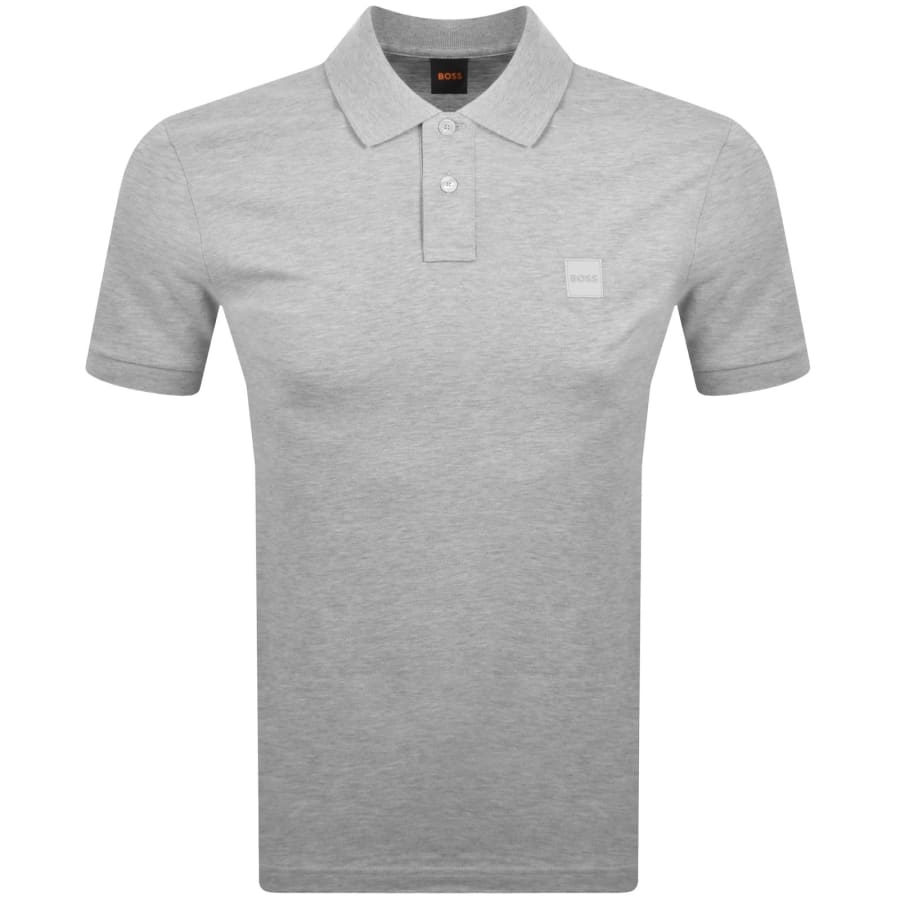 Image number 1 for BOSS Passenger Polo T Shirt Grey