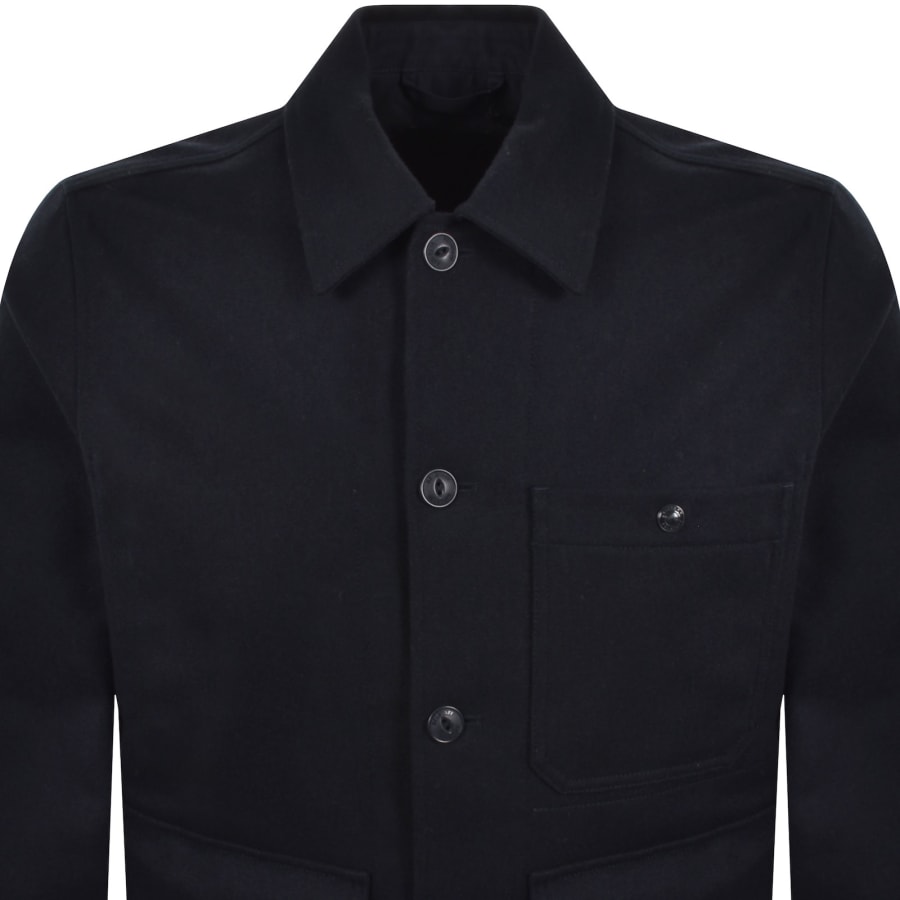 Image number 3 for Belstaff Trail Overshirt Dark Ink Navy