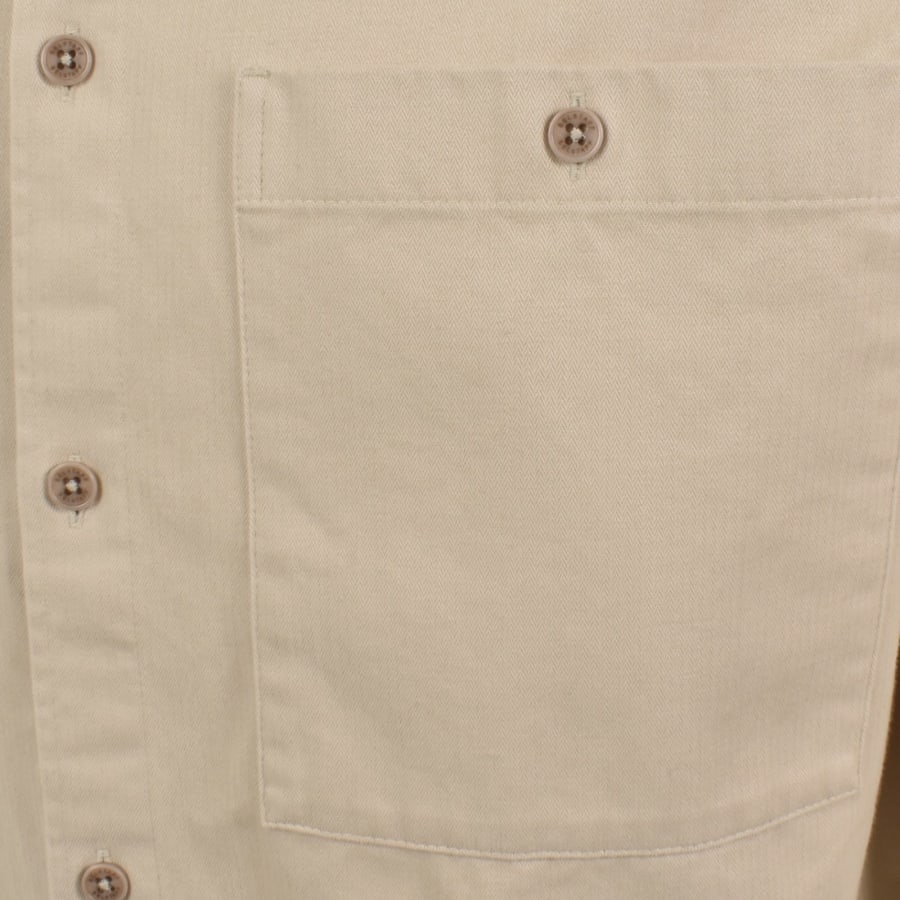 Image number 4 for Belstaff Outpost Long Sleeved Shirt Beige
