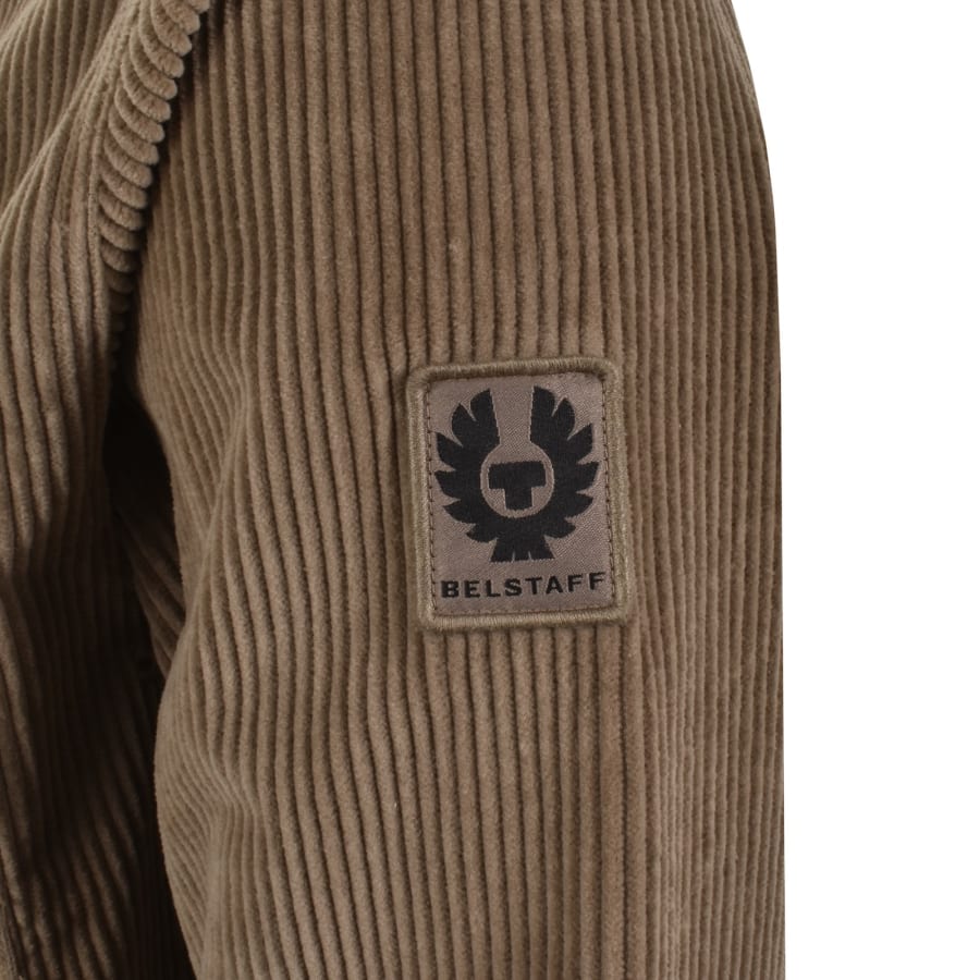 Image number 5 for Belstaff Ravine Corduroy Overshirt Brown