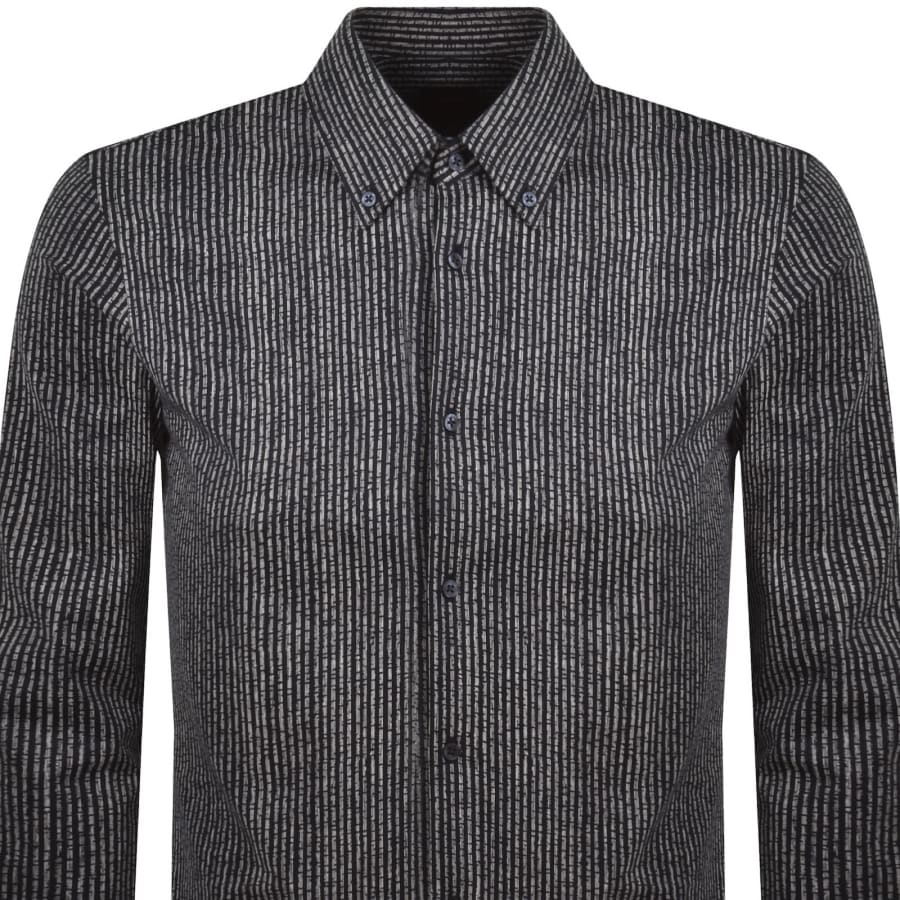 Image number 2 for BOSS Myjersey Long Sleeve Shirt Navy