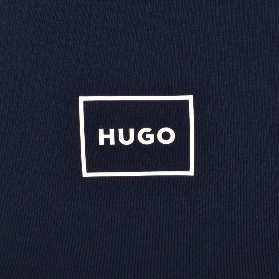 Image number 3 for HUGO Laze T Shirt Navy
