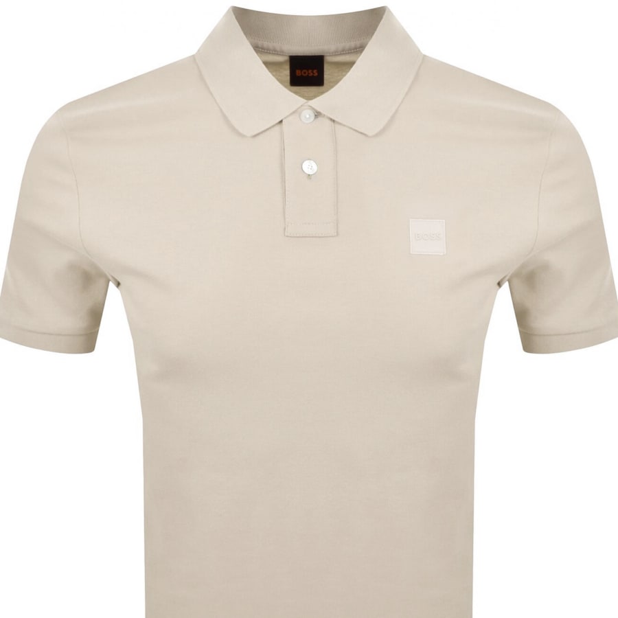 Image number 2 for BOSS Passenger Polo T Shirt Beige