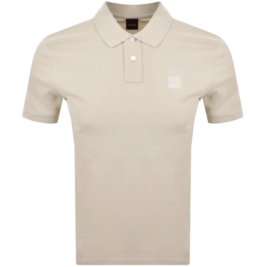 Image number 1 for BOSS Passenger Polo T Shirt Beige