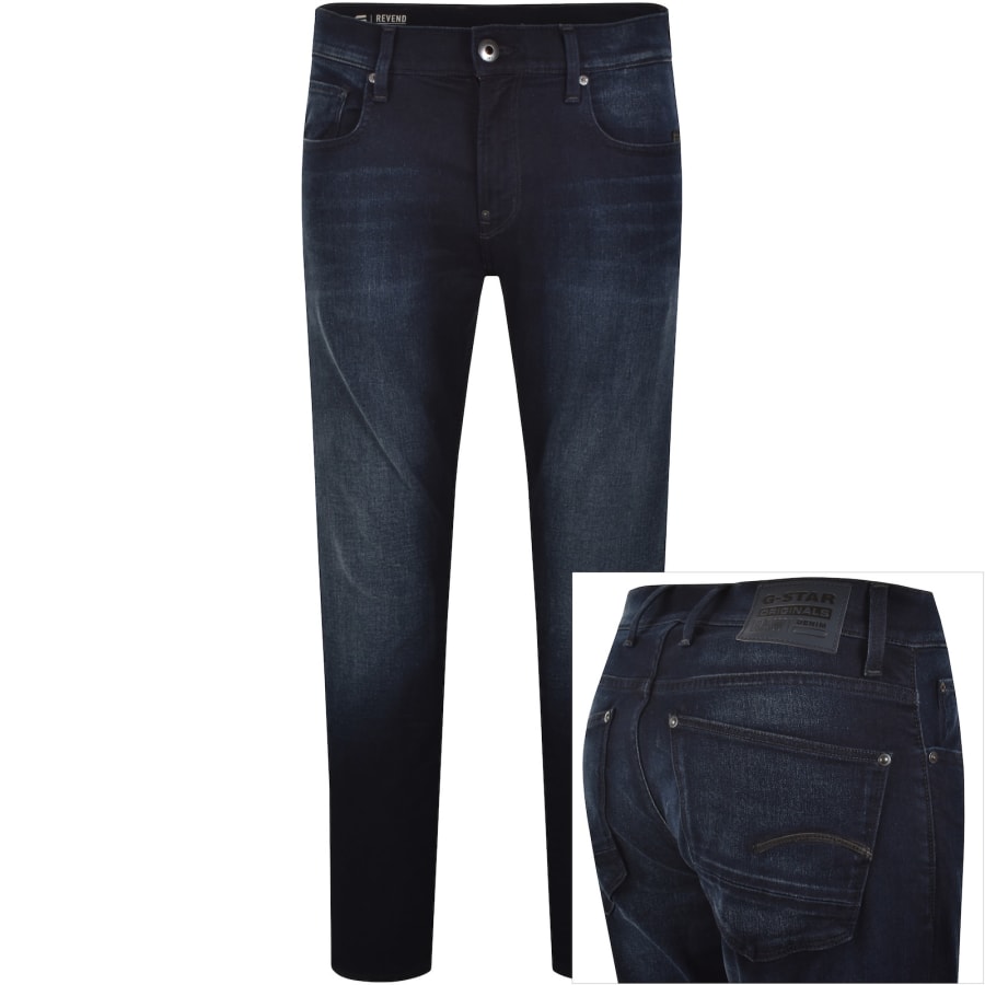 Image number 1 for G-Star Revend Skinny Jeans Blue