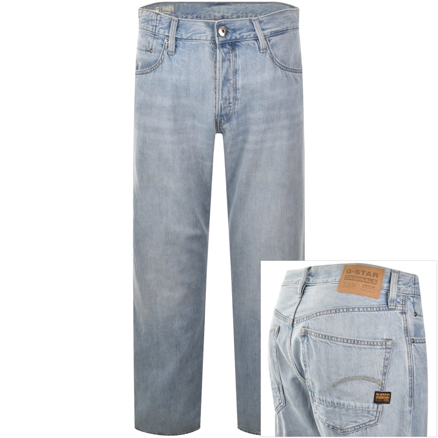 Image number 1 for G-Star Dakota Regular Straight Jeans Blue