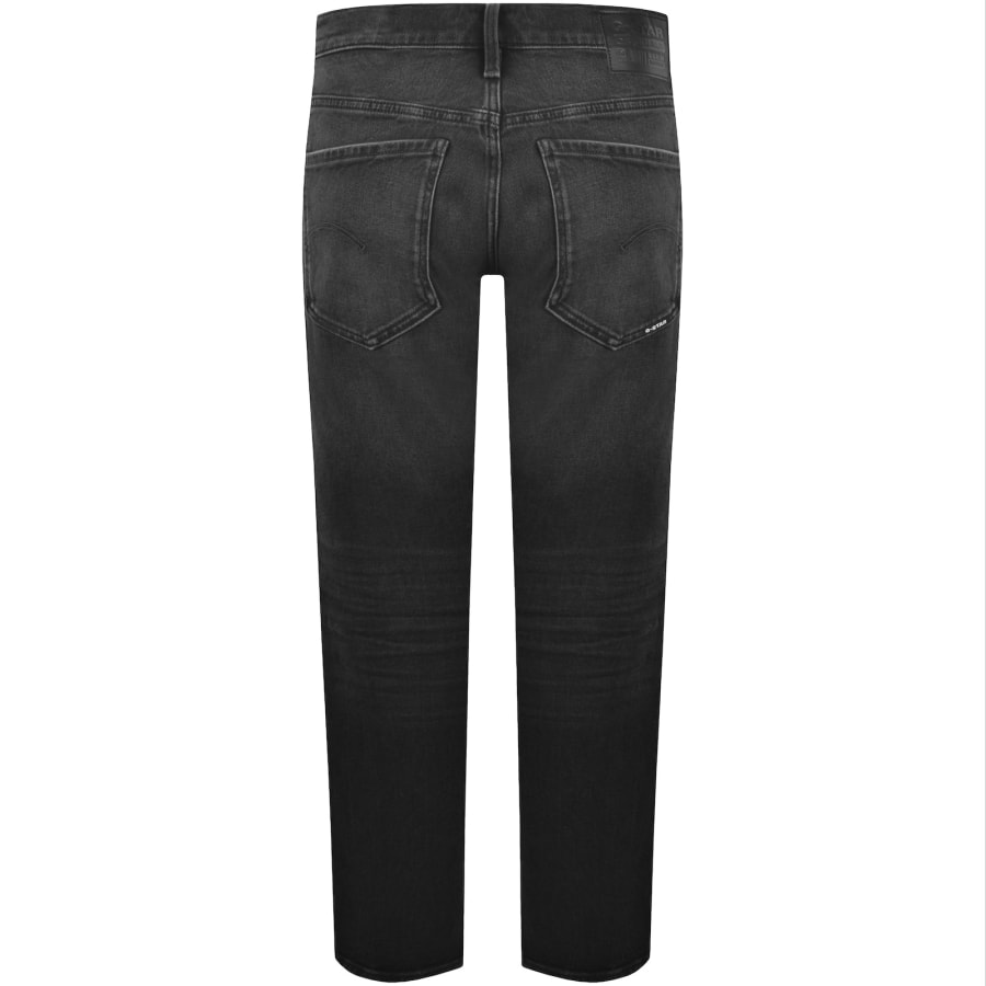 Image number 3 for G-Star Raw Mosa Straight Fit Jeans Black