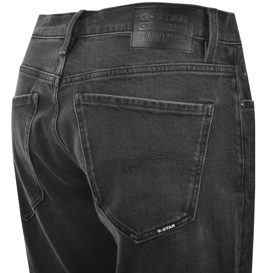 Image number 4 for G-Star Raw Mosa Straight Fit Jeans Black