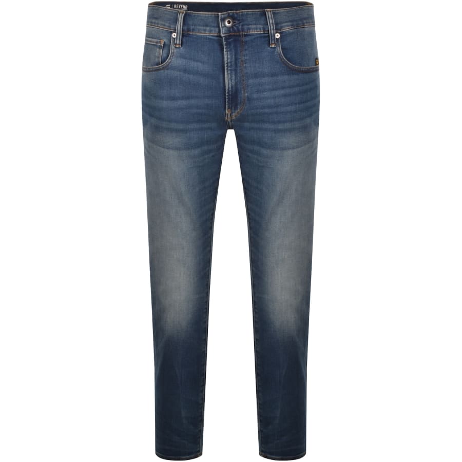 Image number 2 for G-Star Revend Skinny Jeans Mid Wash Blue