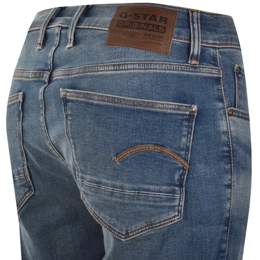 Image number 4 for G-Star Revend Skinny Jeans Mid Wash Blue
