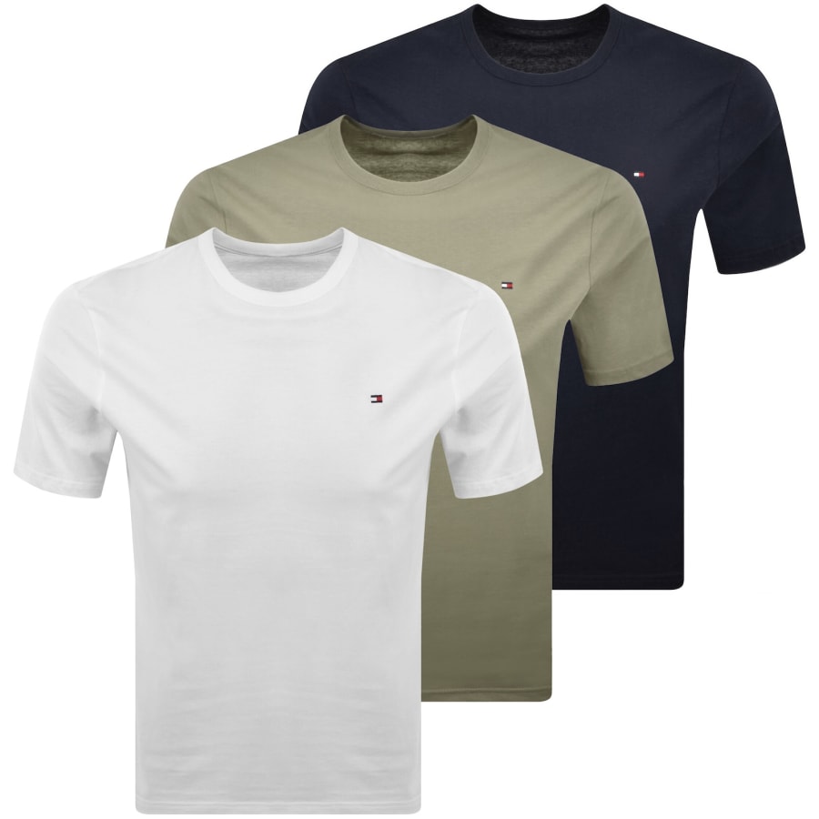 Image number 1 for Tommy Hilfiger 3 Pack T Shirts
