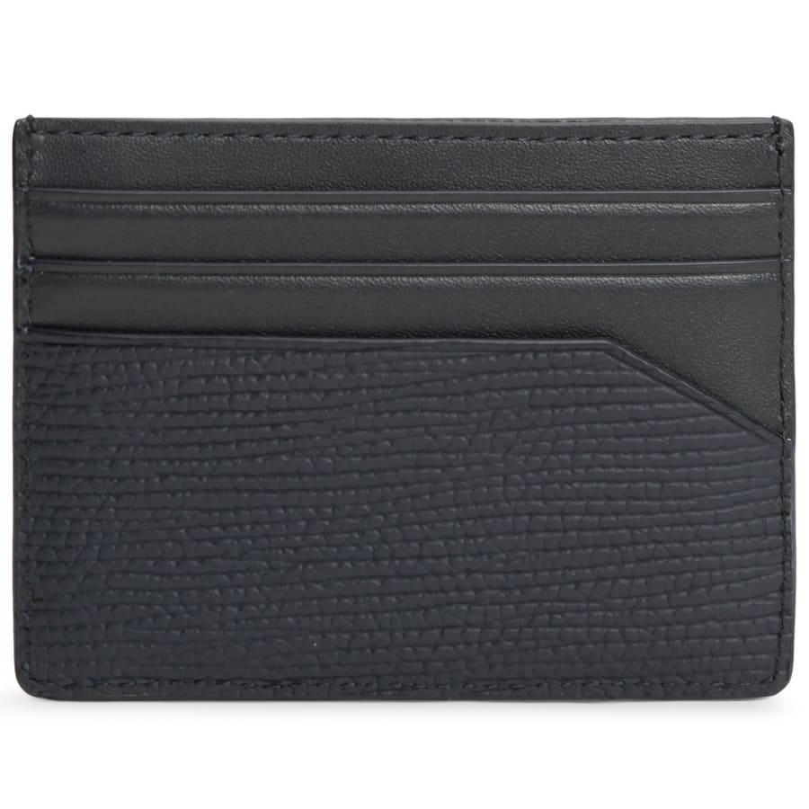 Image number 2 for Tommy Hilfiger Saffiano Card Holder Navy