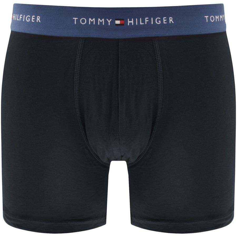 Image number 3 for Tommy Hilfiger Underwear 3 Pack Boxers Navy