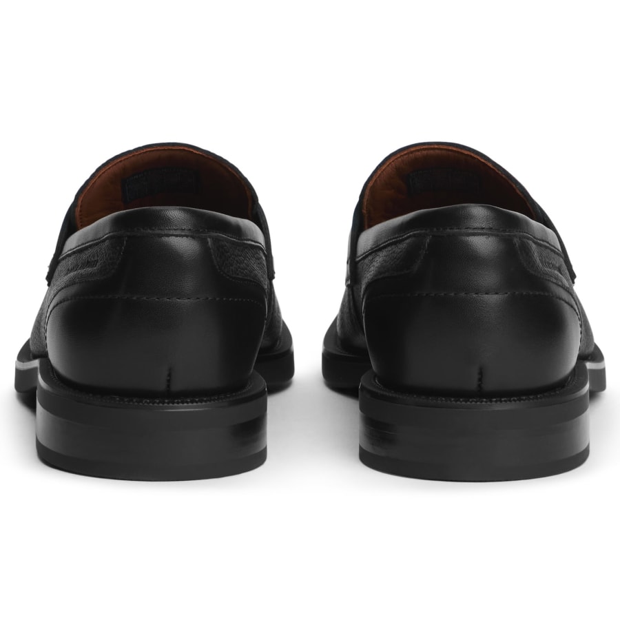 Image number 2 for Tommy Hilfiger Mix Dress Loafers Black