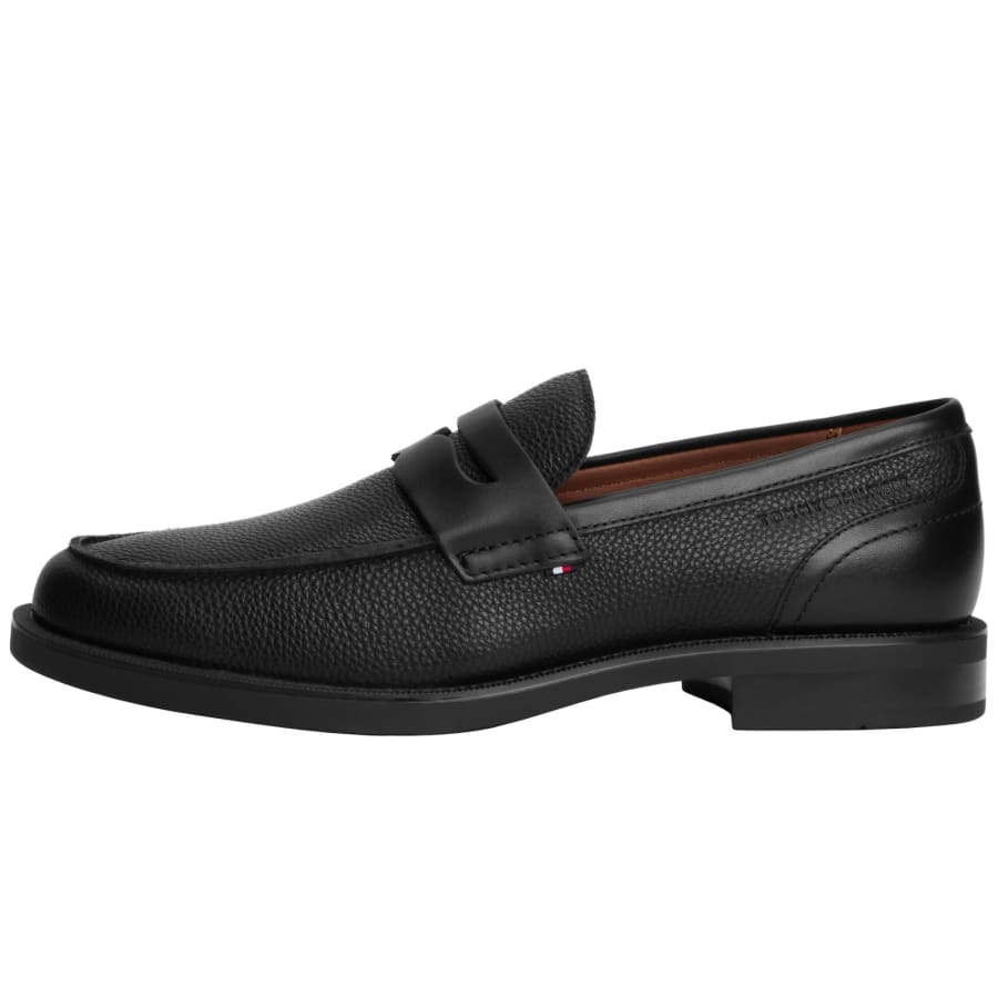 Image number 1 for Tommy Hilfiger Mix Dress Loafers Black