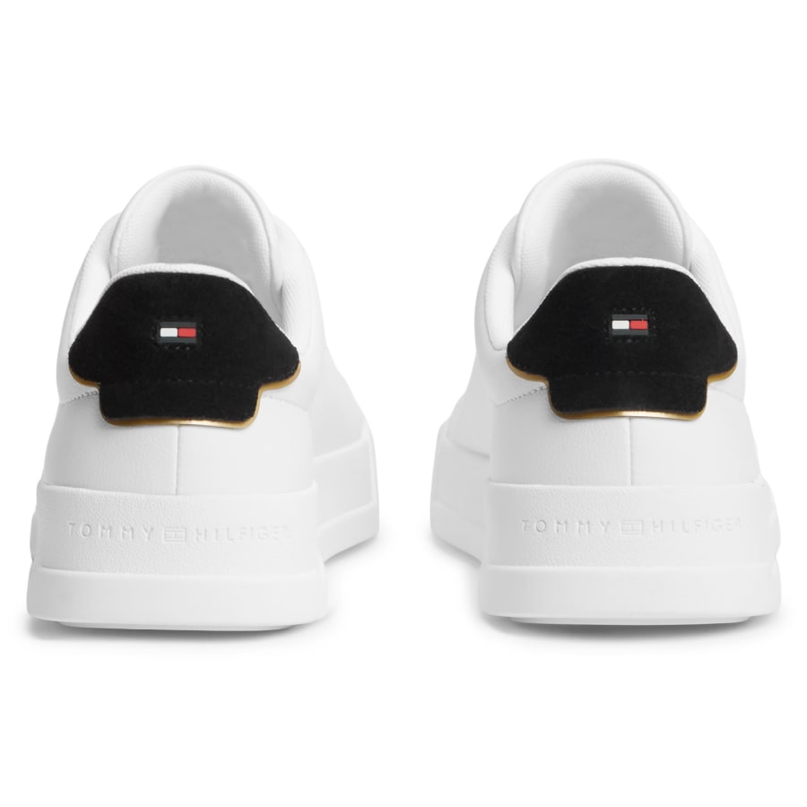 Image number 2 for Tommy Hilfiger Court Trainers White