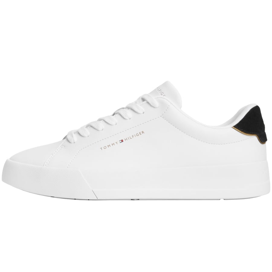 Image number 1 for Tommy Hilfiger Court Trainers White