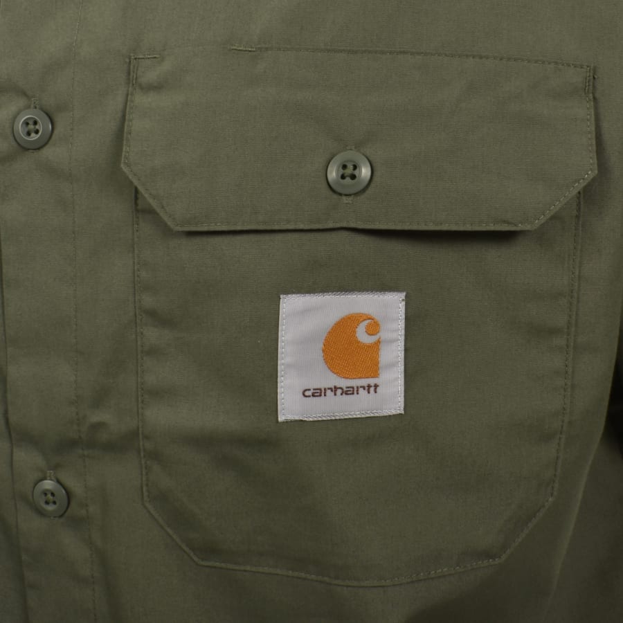 Image number 3 for Carhartt WIP Craft Loose Fit Shirt Green