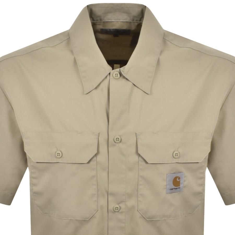 Image number 2 for Carhartt WIP Craft Loose Fit Shirt Barchan Beige