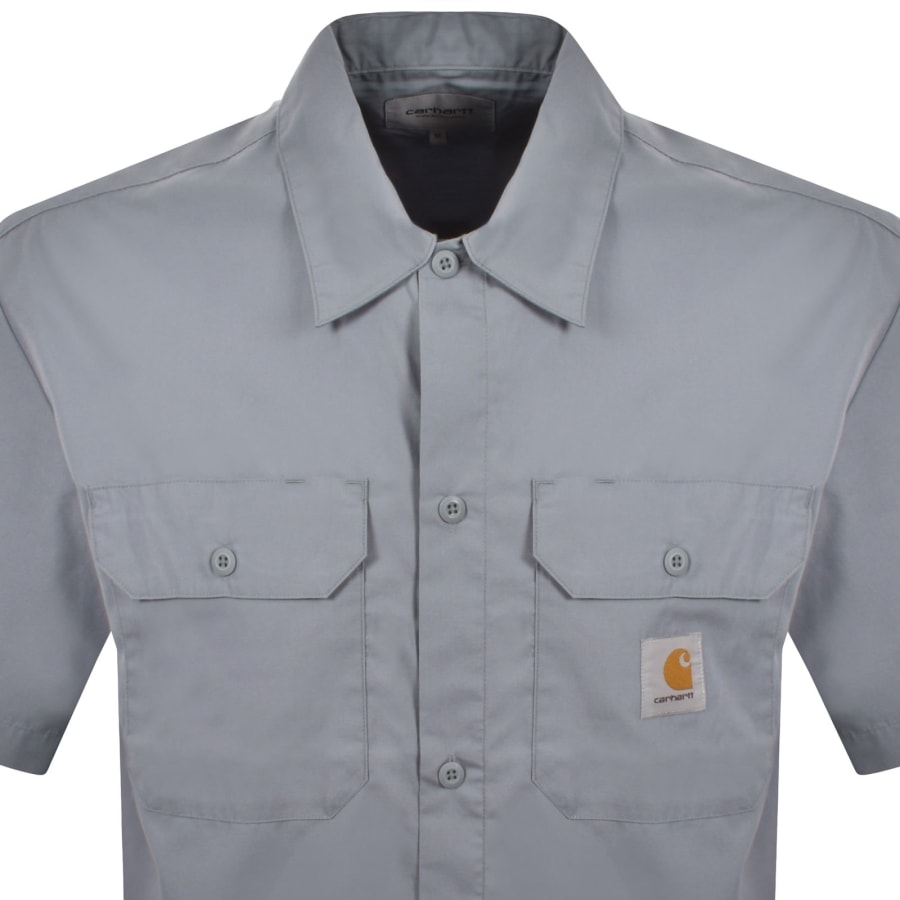 Image number 2 for Carhartt WIP Craft Loose Fit Shirt Blue